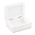 Alabaster jewelry box, 'Blooming Heritage' - Handcrafted Alabaster Floral and Leafy Jewelry Box (image 2d) thumbail