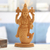 Escultura de madera - Escultura de madera de Dios Vishnu como un pez tallada a mano en la India