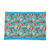 Cotton dish towels, 'Floral Greeting' (set of 3) - Set of 3 Turquoise Cotton Dish Towels with Floral Motifs (image 2c) thumbail