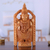 Wood statuette, 'Balaji' - Hand-Carved Wood Statuette of Hindu God Vishnu Venkateswara (image 2) thumbail