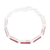 Ruby link bracelet, 'Fascinating Red' - 14-Carat Ruby Link Bracelet Crafted from Sterling Silver (image 2c) thumbail