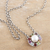 Multi-gemstone pendant necklace, 'Ocean Flora' - Faceted Multi-Gemstone Pendant Necklace Crafted in India