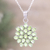 Peridot pendant necklace, 'Forest Brilliance' - Sterling Silver Pendant Necklace with 22-Carat Peridot Gems (image 2) thumbail