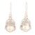 Cultured pearl dangle earrings, 'Touch of Glam' - Sterling Silver Dangle Earrings with Cultured Pearls