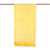 Silk shawl, 'Sunny Paisley' - Yellow Silk Shawl with Hand-Block Printed Paisley Pattern