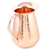 Copper pitcher, 'Traditional Allure' - Polished Copper Pitcher with a Hammered Finish from India (image 2b) thumbail