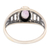 Amethyst single stone ring, 'Wise Dazzle' - Sterling Silver Single Stone Ring with 1-Carat Amethyst Gem