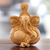 Wood sculpture, 'Ancestral Deity' - Kadam Wood Ganesha Sculpture Hand-Carved in India