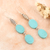 Calcite dangle earrings, 'Healing Dreams' - Sterling Silver Dangle Earrings with Calcite Cabochons