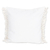 Cotton cushion covers, 'Ivory Passion' (pair) - Pair of Ivory Cotton Cushion Covers with Tassels from India