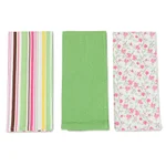 Curated gift set, 'Strawberry Fields' - Patchwork, Patterned and Beaded Table Decor Curated Gift Set