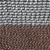 Manta tejida - Manta tejida con flecos de albaricoque con patrón de rayas