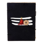 Handmade paper journal, 'Mahadev's Memoirs' - Handmade Paper Journal with Printed Hard Cover and 72 Pages