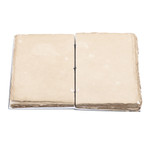 Handmade paper journal, 'Mahadev's Memoirs' - Handmade Paper Journal with Printed Hard Cover and 72 Pages