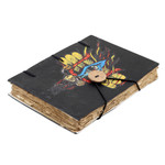 Handmade paper journal, 'Shiva's Eye' - Handmade Paper Journal with 72 Pages and Printed Cover