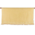 Schal aus Baumwoll- und Seidenmischung - Goldrutefarbener Schal aus Baumwoll- und Seidenmischung mit Quasten