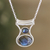 Labradorite pendant necklace, 'Simply Serene' - Sterling Silver Pendant Necklace with Natural Labradorite (image 2) thumbail