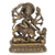 Messingskulptur - Traditionelle Messingskulptur von Durga mit antikem Finish