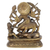 Brass sculpture, 'Durga's Protection' - Traditional Brass Sculpture of Durga with Antique Finish