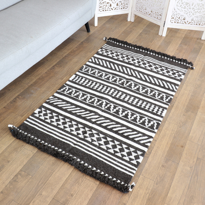 Wool rug, Dark Styles (3x5)