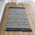 Wool rug, 'Dark Styles' (3x5) - Handloomed Geometric Wool Rug in Black and Ivory Hues (3x5) (image 2b) thumbail