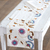 Tischläufer und Tischsets aus Baumwolle, (5er-Set) - Fünfteiliges Set aus farbenfrohem Tischläufer und Tischsets aus Baumwolle