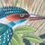 'The Kingfisher' - Bird-Themed Signed Impressionist Painting from India (image 2b) thumbail