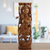 Teak wood sculpture, 'Sublime Music' - Hand-Carved Teak Wood Sculpture of Krishna Playing the Flute