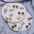 Gemstone stud earrings, 'Life Gems' (set of 14) - Set of 14 Gemstone Stud Earrings in a Polished Finish (image 2) thumbail