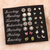 Gemstone stud earrings, 'Daily Stones' (set of 14) - Set of 14 Gemstone Stud Earrings Crafted in India