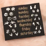 Sterling silver stud earrings, 'Shining Life' (set of 14) - Set of 14 Sterling Silver Stud Earrings in a Polished Finish