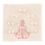 Sterling silver stud earrings, 'Traditional Chakras' (set of 7) - Set of 7 Traditional Sterling Silver Stud Earrings