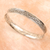 Sterling silver bangle bracelet, 'Palatial Halo' - Traditional Sterling Silver Bangle Bracelet from India (image 2b) thumbail