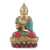 Escultura de latón con cuentas, (pequeña) - Escultura de Buda de latón con cuentas hecha a mano (pequeña)