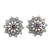 Amethyst drop earrings, 'Primaveral Wisdom' - Star-Shaped Sterling Silver Drop Earrings with Amethyst Gems