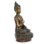 Escultura de latón, 'La serenidad del maestro' - Escultura de latón con acabado antiguo de un Buda tradicional