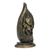 Brass sculpture, 'Compassionate Ganesha' - Antique Finished Brass Sculpture of Ganesha in a Lotus Petal