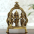 Messing-Skulptur, 'Ram Darbar' - Antikisierte Messing-Skulptur von Ramas heiligem Hof