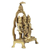 Escultura de latón, 'Ram Darbar' - Escultura de latón con acabado antiguo de la Corte Sagrada de Rama