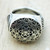 Anillo de sello de plata de primera ley - Anillo de sello moderno de plata de ley elaborado en la India