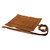 Leather jewellery roll, 'Earthy Treasures' - Handcrafted Brown Leather jewellery Roll from India