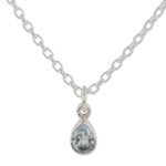 Blue topaz jewelry set, 'Always Shine' - Necklace and Earring 925 Silver Jewelry Set with Blue Topaz