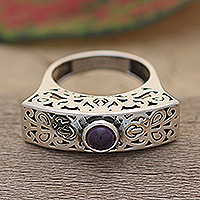 Featured review for Amethyst domed ring, Wise Enchantment