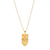Gold-plated pendant necklace, 'Owl Soul' - 22k Gold-Plated Sterling Silver Owl Pendant Necklace (image 2c) thumbail