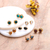 Gemstone stud earrings, 'Everyday Glamour' (set of 7) - Set of Seven 22k Gold-Plated Stud Earrings with Gemstones (image 2) thumbail