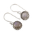 Labradorite dangle earrings, 'Iridescent Glam' - Sterling Silver Dangle Earrings with Iridescent Labradorite