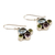 Multi-gemstone dangle earrings, 'Gem Glory' - Polished Multi-Gemstone Dangle Earrings Totaling Five Carats
