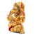 Wood sculpture, 'Ganesha in Lalitasana' - Hand-Painted Traditional Kadam Wood Sculpture of Ganesha (image 2c) thumbail