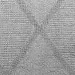 Cotton throw, 'Grey Desire' - Diamond-Patterned Cotton Throw in a Solid Grey Hue