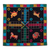 Embroidered cotton Ludo game, 'Game of Realms at Night' - Animal-Themed Embroidered Black Cotton Ludo Game from India